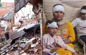 Amritsar: ਭਾਰੀ ਮੀਂਹ ਕਾਰਨ ਤਿੰਨ ਮੰਜ਼ਿਲਾਂ ਇਮਾਰਤ ਡਿੱਗੀ, ਅਜਨਾਲਾ ‘ਚ ਛੱਤ ਡਿੱਗਣ ਨਾਲ 4 ਜ਼ਖ਼ਮੀ