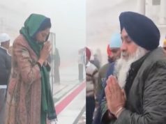 Sukhbir ਤੇ Harsimrat Badal ਦਰਬਾਰ ਸਾਹਿਬ ਹੋਏ ਨਤਮਸਤਕ, ਮਨਰੇਗਾ ਤੇ ਨਿਊਜ਼ੀਲੈਂਡ ਵਿਵਾਦ ‘ਤੇ ਕੀ ਬੋਲੇ?