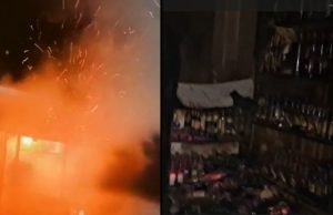 Jalandhar: ਸ਼ਰਾਬ ਦੇ ਠੇਕੇ ਨੂੰ ਲੱਗੀ ਅੱਗ, ਅੰਦਰ ਸੌਂ ਰਿਹਾ ਕਰਮਚਾਰੀ ਵਾਲ-ਵਾਲ ਬਚਿਆ