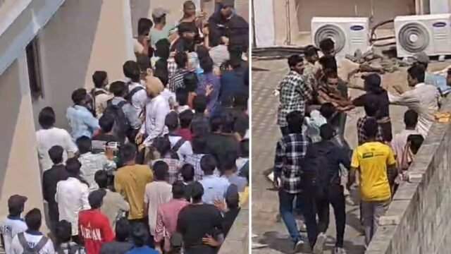 Jalandhar-private-college-Clash-between-two-student-groups