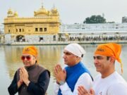 ਸ੍ਰੀ ਹਰਿਮੰਦਰ ਸਾਹਿਬ ਨਤਮਸਤਕ ਹੋਏ ਅਦਾਕਾਰ Ashutosh Rana, ‘ਹਮਾਰੇ ਰਾਮ’ ਨਾਟਕ ਦੀ ਟੀਮ ਨਾਲ ਟੇਕਿਆ ਮੱਥਾ